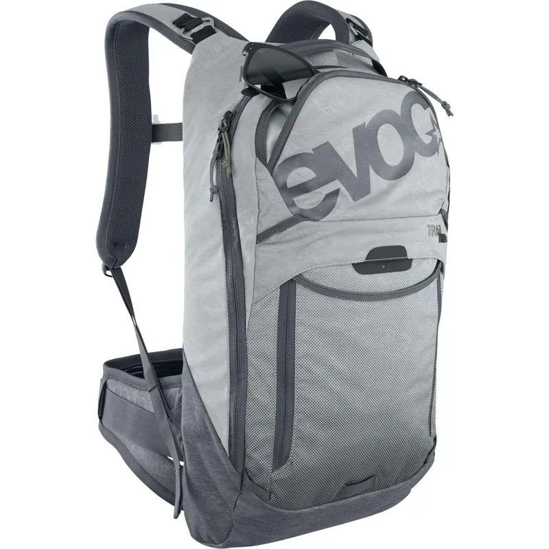 Evoc Trail Pro Protector Backpack 10L S/M in Stone/Carbon Grey-2