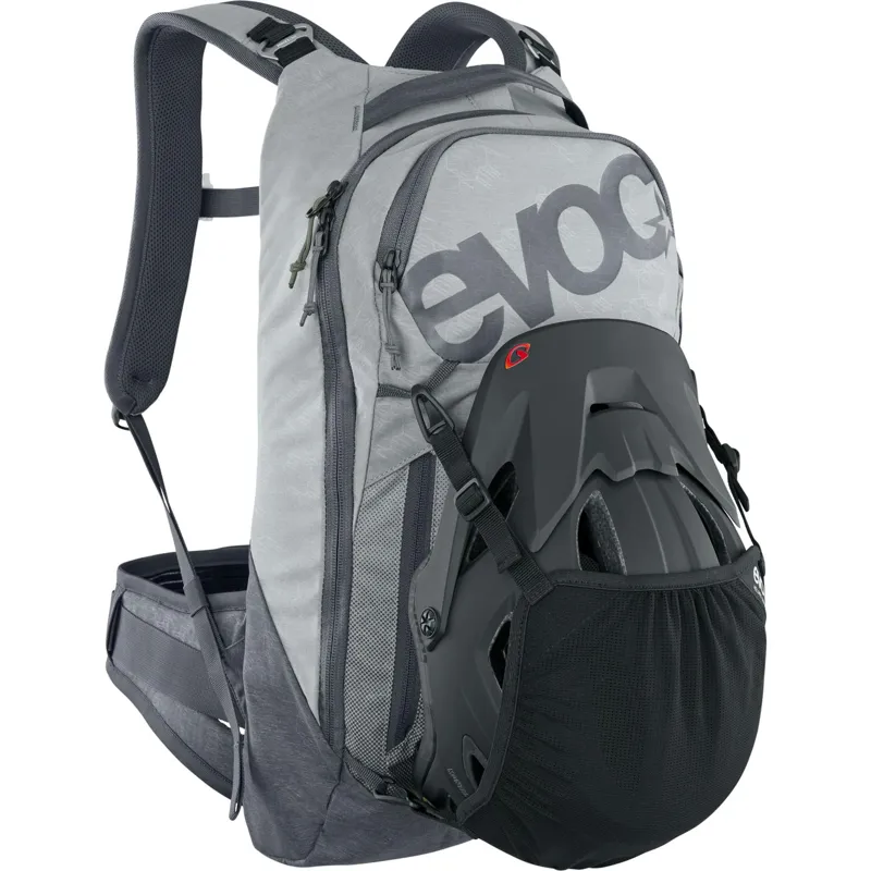 Evoc Trail Pro Protector Backpack 10L S/M in Stone/Carbon Grey-6