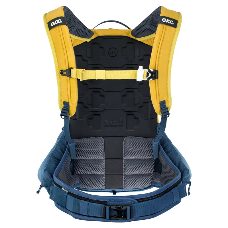 Evoc Trail Pro Protector Backpack 16L L/XL in Curry Yellow-1