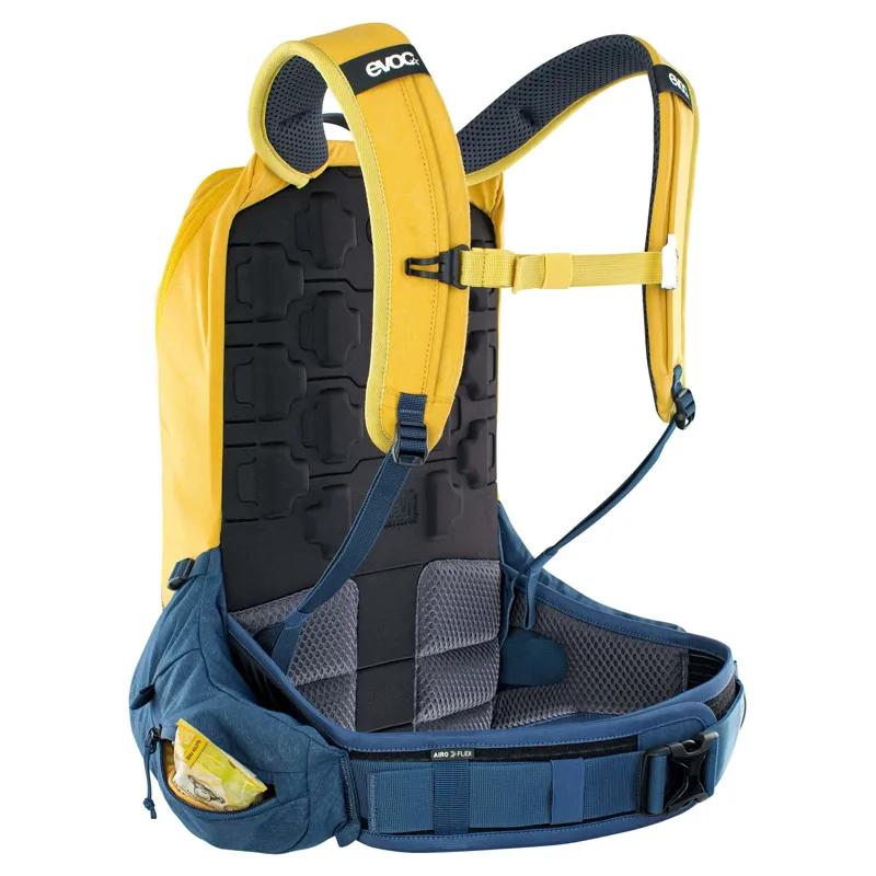 Evoc Trail Pro Protector Backpack 16L S/M in Curry Yellow-8