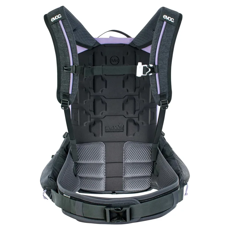 Evoc Trail Pro Protector Backpack 16L L/XL in Purple-1
