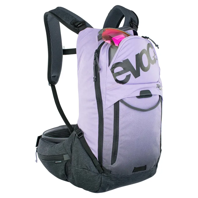 Evoc Trail Pro Protector Backpack 16L L/XL in Purple-2