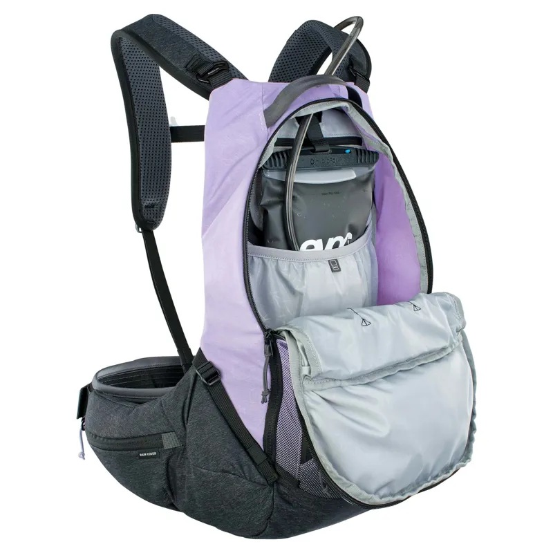 Evoc Trail Pro Protector Backpack 16L S/M in Purple-5