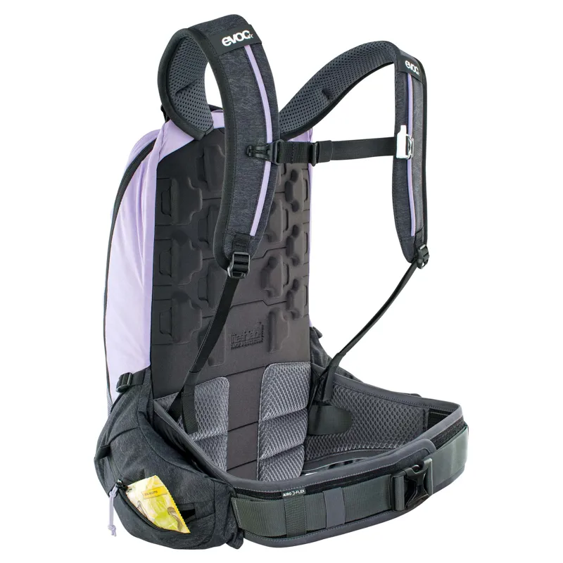 Evoc Trail Pro Protector Backpack 16L L/XL in Purple-8