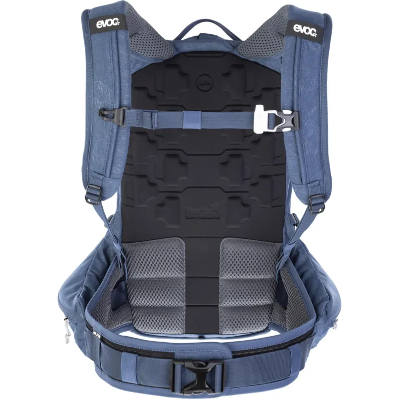 Evoc Trail Pro Protector Back Pack 16L L/XL in Denim Blue-1