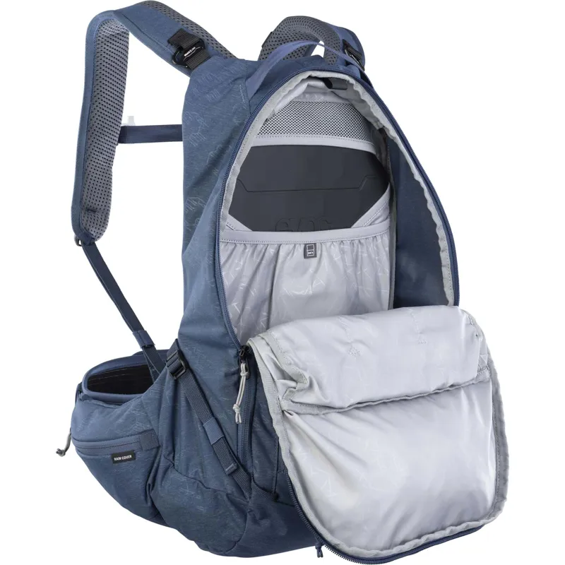 Evoc Trail Pro Protector Back Pack 16L L/XL in Denim Blue-3