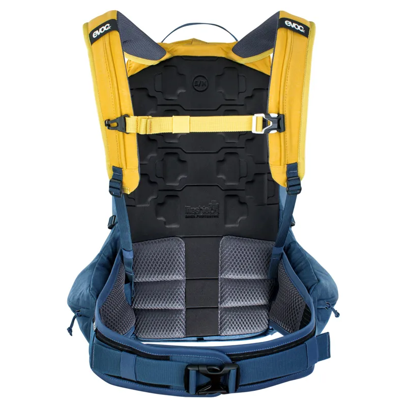 Evoc Trail Pro Protector Backpack 26L L/XL in Curry Yellow-1