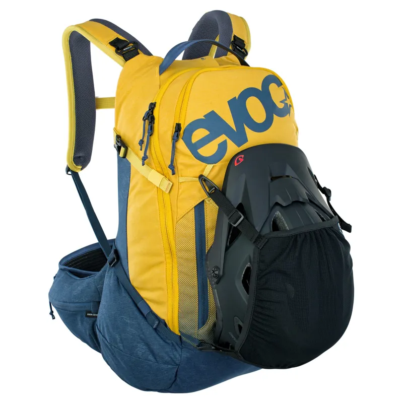Evoc Trail Pro Protector Backpack 26L L/XL in Curry Yellow-7