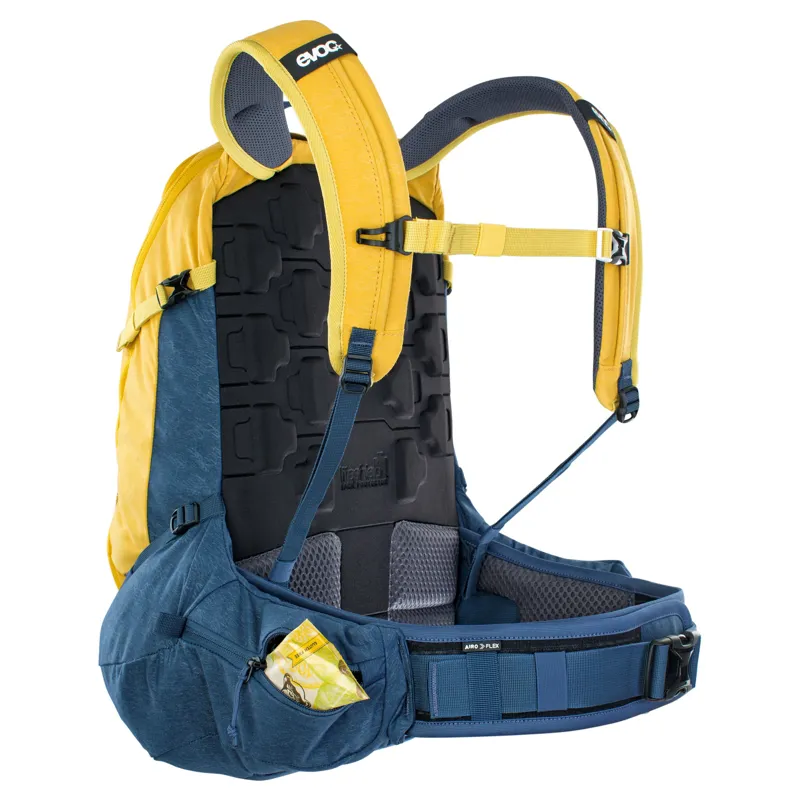 Evoc Trail Pro Protector Backpack 26L L/XL in Curry Yellow-8