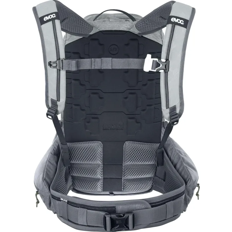 Evoc Trail Pro Protector Backpack S/M 26L in Stone/Carbon Grey-1