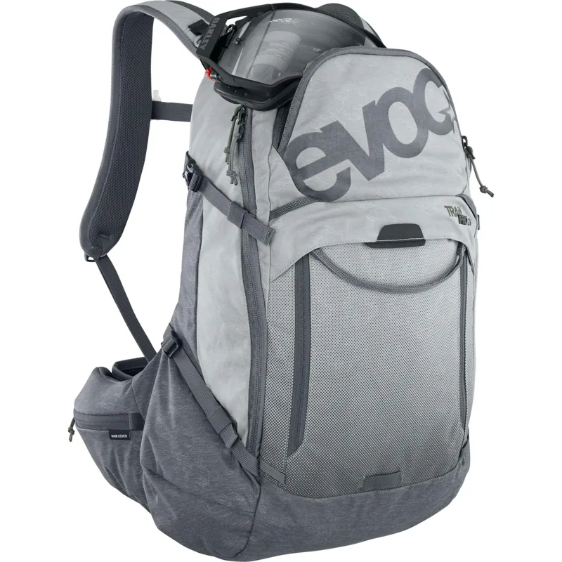 Evoc Trail Pro Protector Backpack L/XL 26L in Stone/Carbon Grey-2