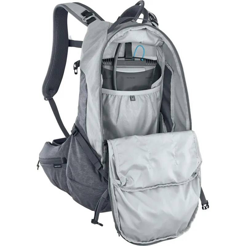 Evoc Trail Pro Protector Backpack L/XL 26L in Stone/Carbon Grey-5