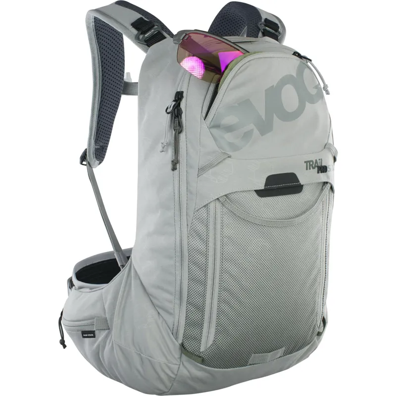 Evoc Trail Pro Protector Backpack SF 12L in Stone Grey-2