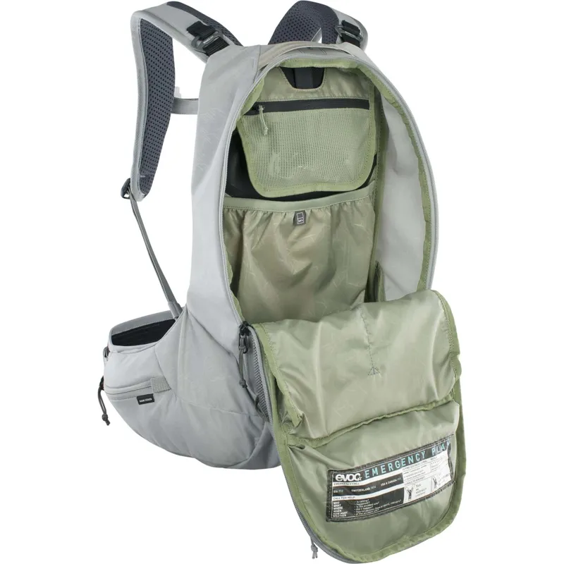 Evoc Trail Pro Protector Backpack SF 12L in Stone Grey-5