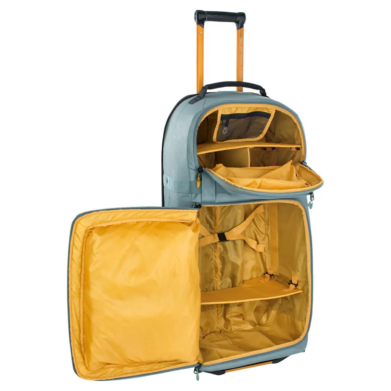 Evoc World Traveller 125L Bag in Steel Blue-2