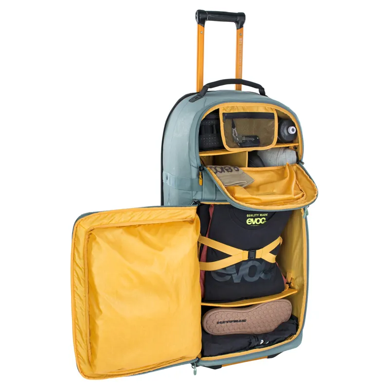 Evoc World Traveller 125L Bag in Steel Blue-3