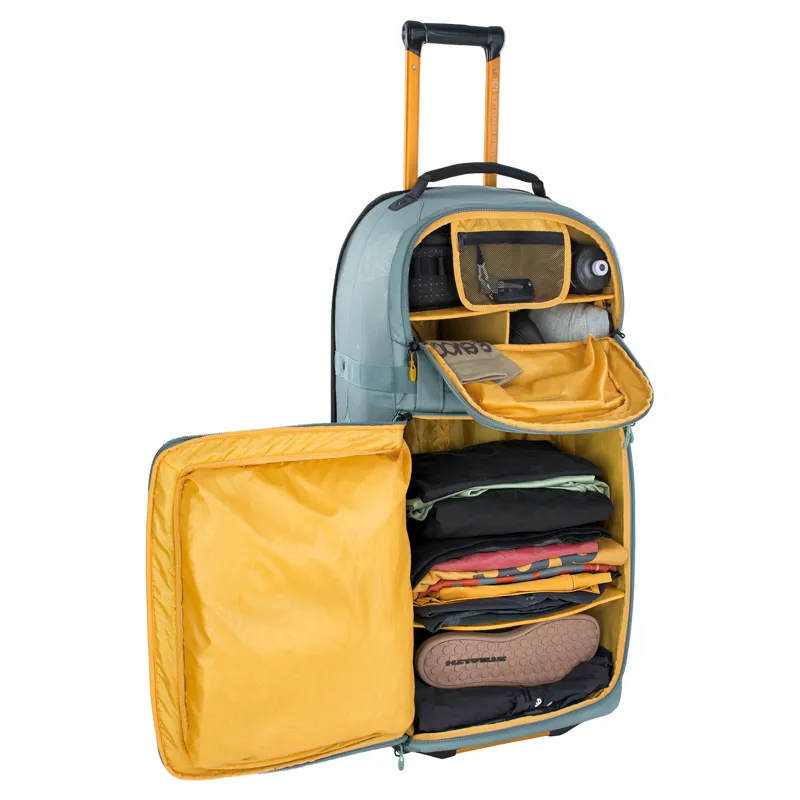 Evoc World Traveller 125L Bag in Steel Blue-4