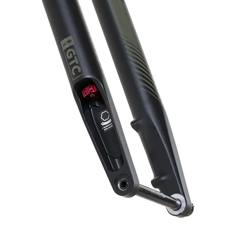 KS GTC Gravel Fork 40mm travel Taper Steerer in Black-1