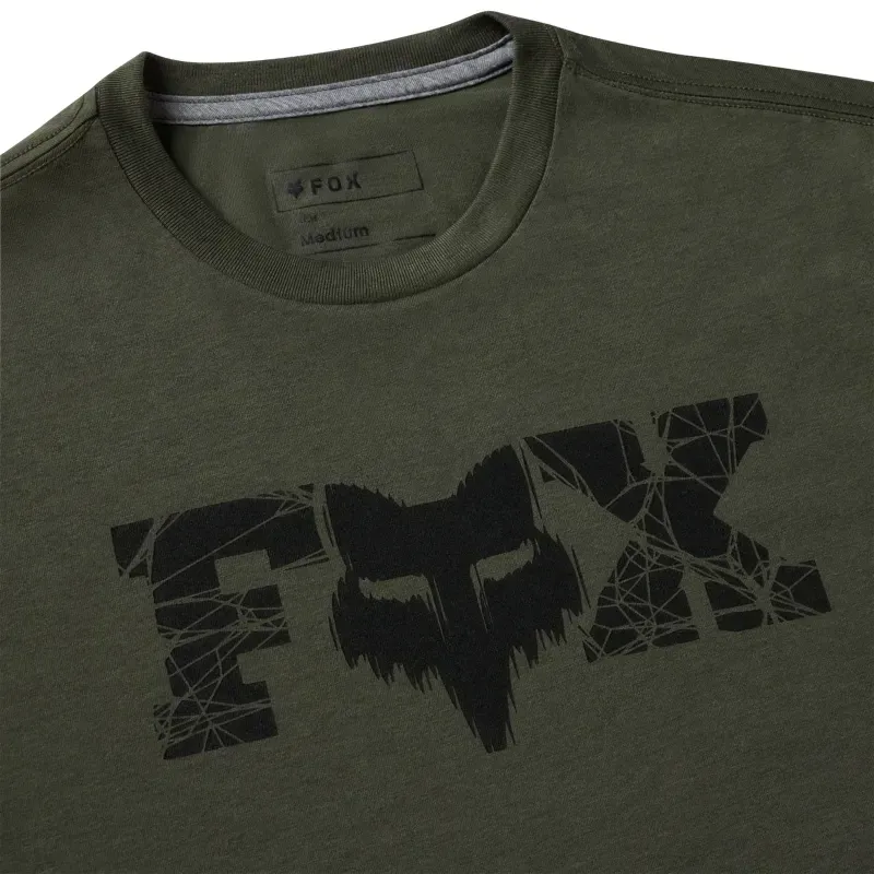 Fox Diffuse Dri-Release SS Tee in Green-2