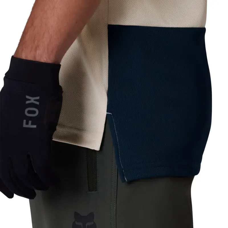 Fox Ranger Wordmark Short Sleeve Jersey in Chalk-3