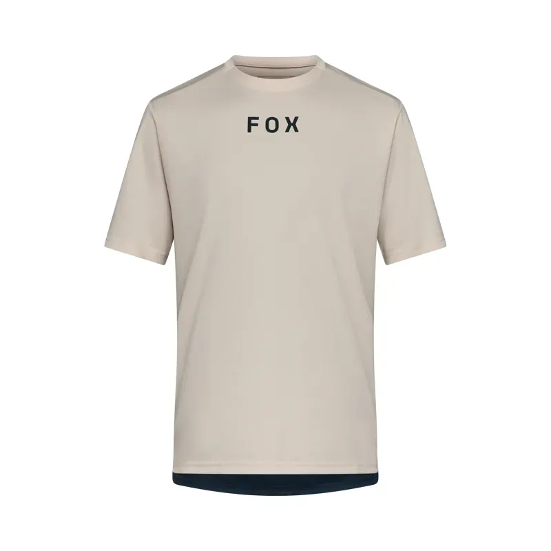 Fox Ranger Wordmark Short Sleeve Jersey in Chalk