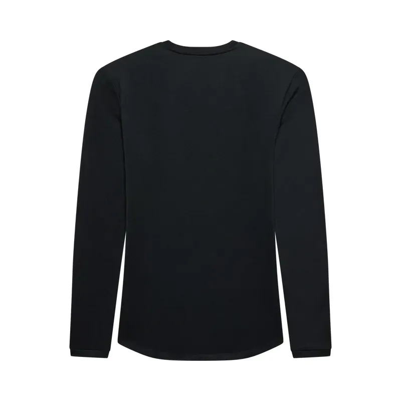 Fox Tecbase Fire Long Sleeve Shirt in Black-1