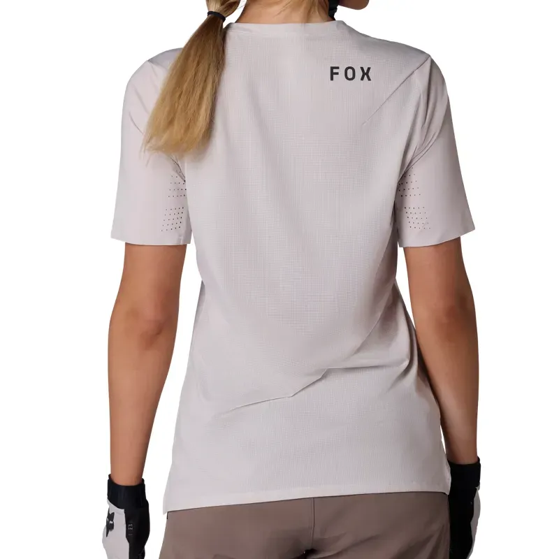 Fox Flexair Women's Short Sleeve Jersey in CHK-2