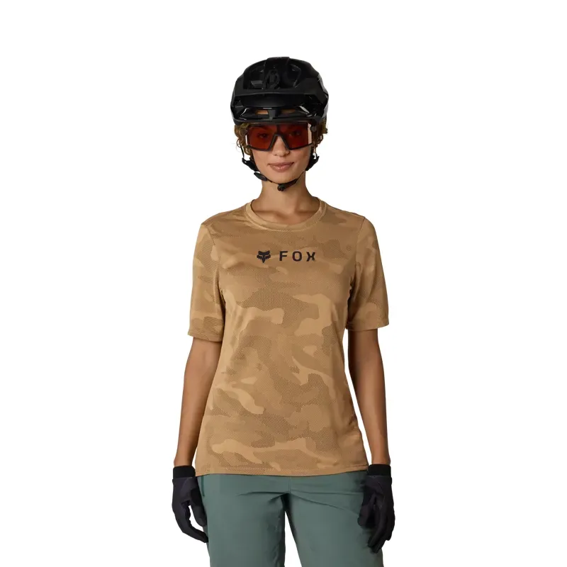Fox Womens Ranger TruDri Short Sleeved Jersey in Nutmeg-2