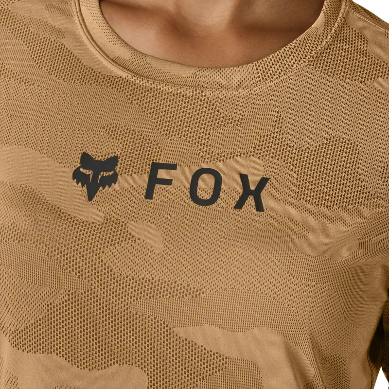 Fox Womens Ranger TruDri Short Sleeved Jersey in Nutmeg-4