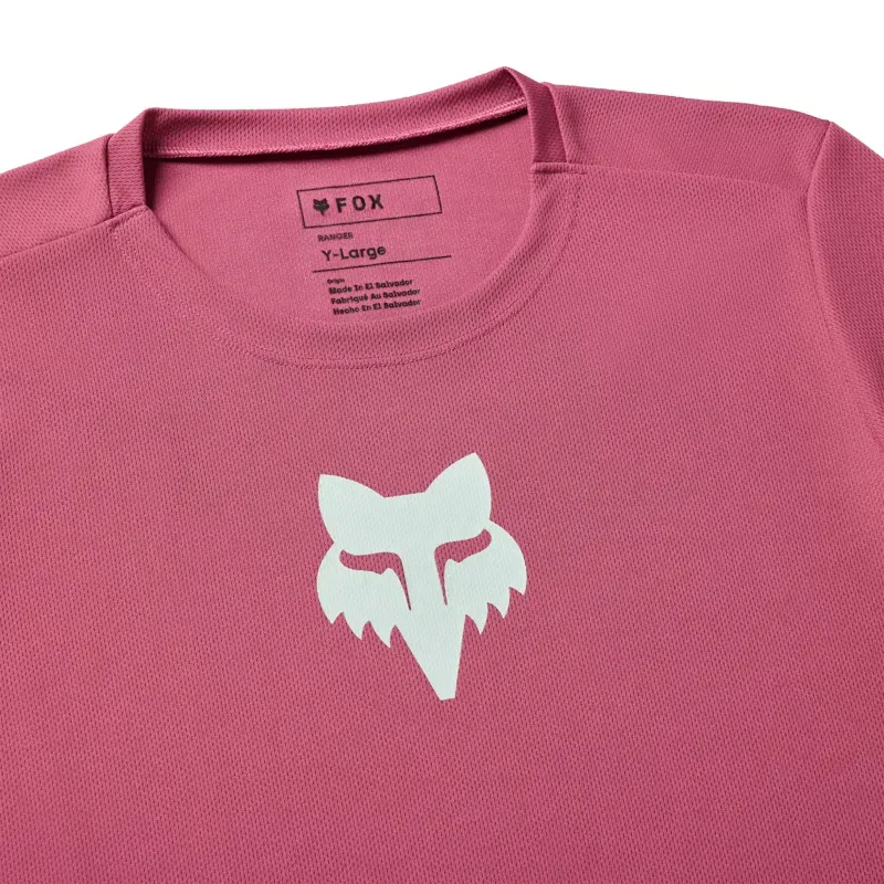 Fox Youth Ranger SS Fox Head Jersey in Berry-2