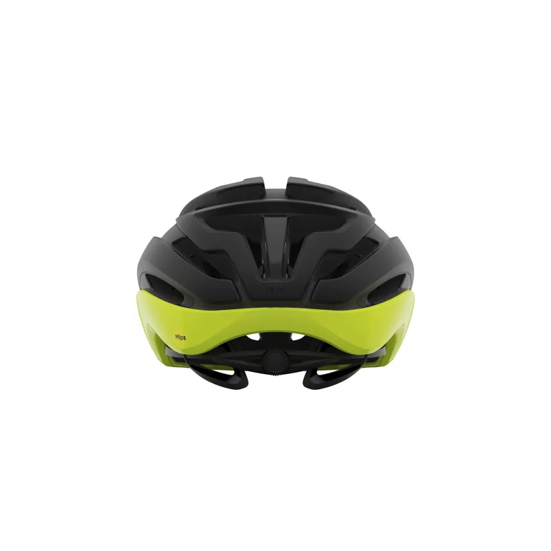 Giro Cielo MIPS Road Helmet in Matte Black/Highlight Yellow-2