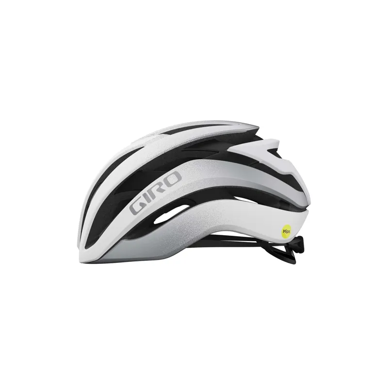 Giro Cielo MIPS Road Helmet in Matte White/Silver Fade-1