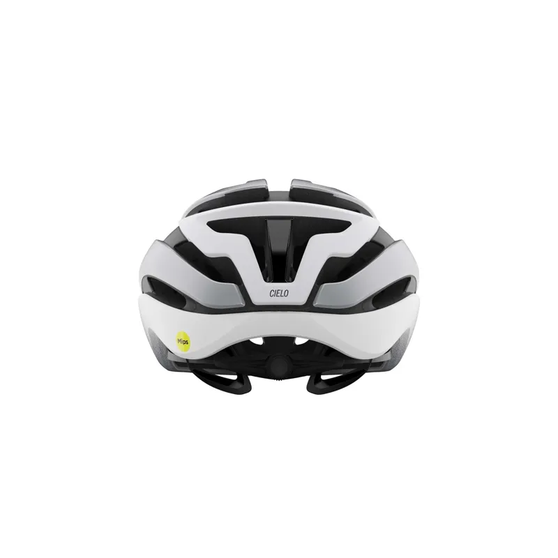 Giro Cielo MIPS Road Helmet in Matte White/Silver Fade-2