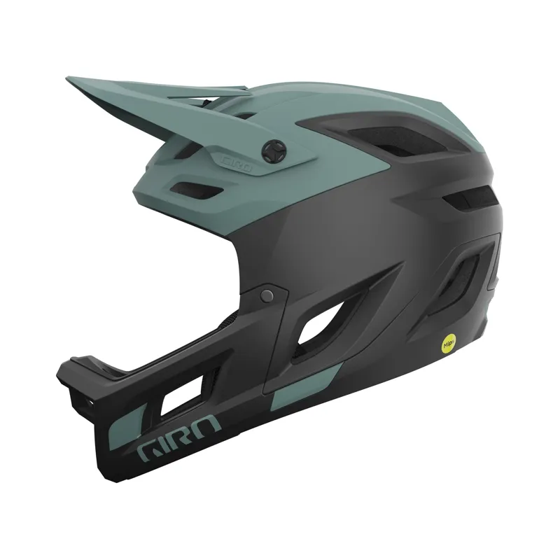 Giro Coalition Spherical Full Face MIPS MTB Helmet in Matte Metallic Coal/Mineral-1