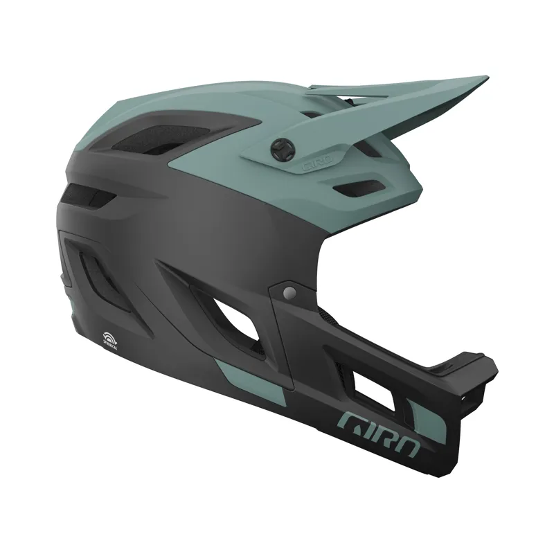 Giro Coalition Spherical Full Face MIPS MTB Helmet in Matte Metallic Coal/Mineral-3