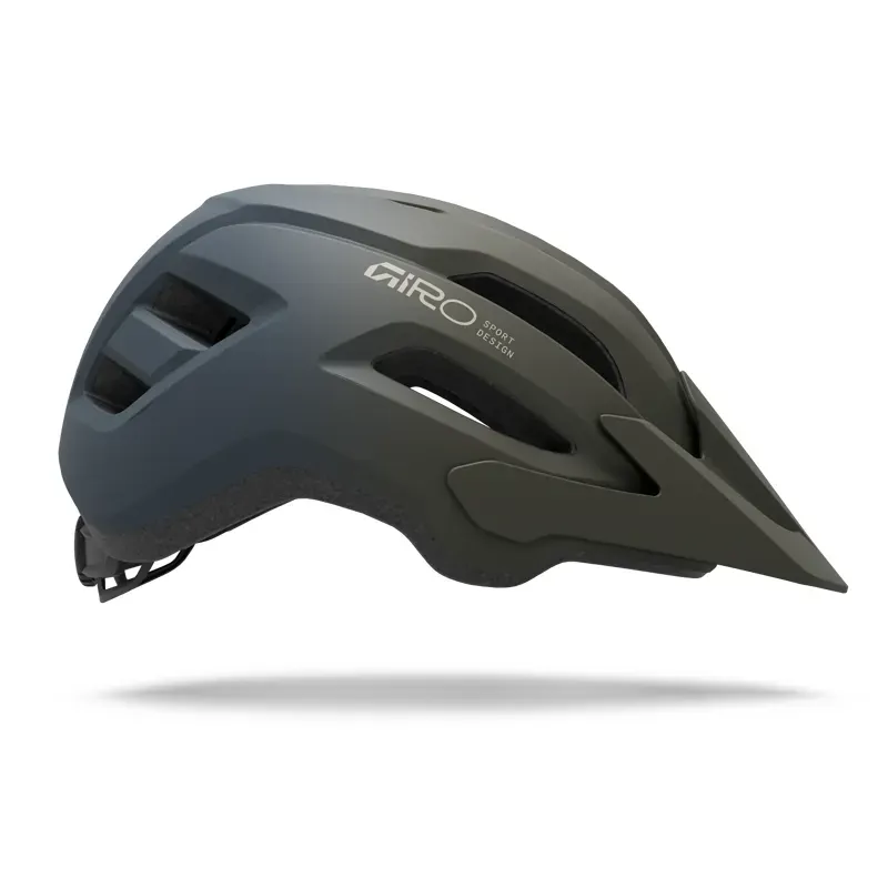 Giro Fixture II Youth MTB Helmet in Dark Sage/Sapphire-2