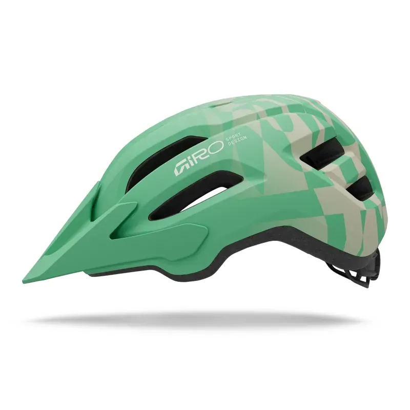 Giro Fixture II Youth MTB Helmet in Green Rush-1