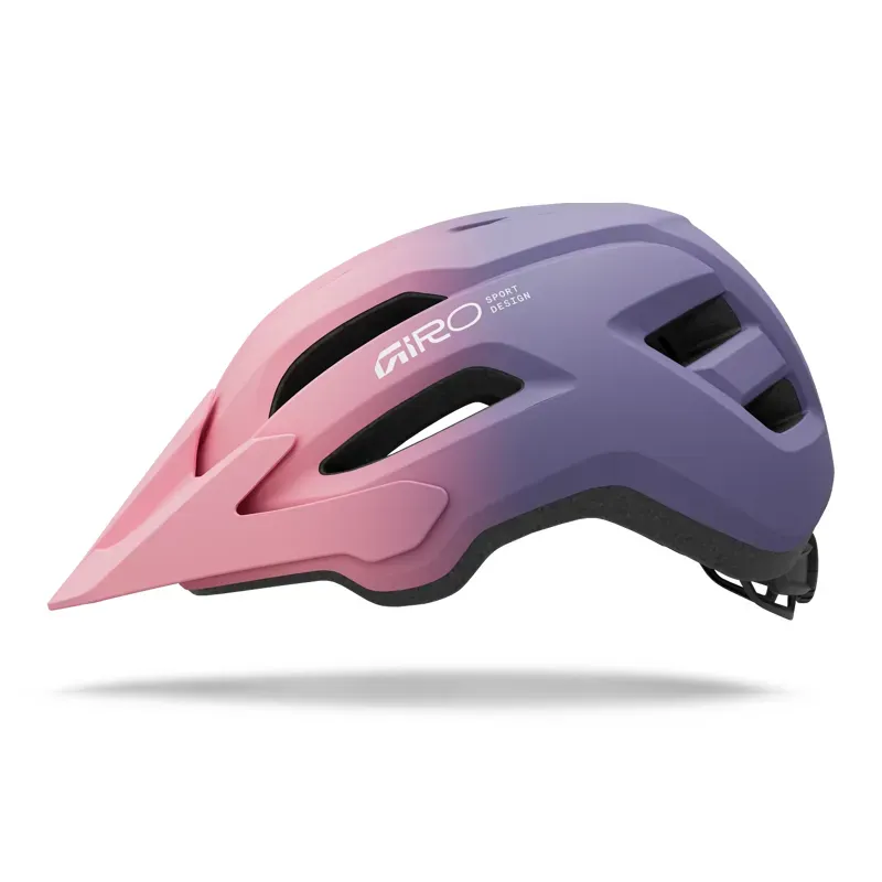 Giro Fixture II Youth MTB Helmet in Pink/Purple-1