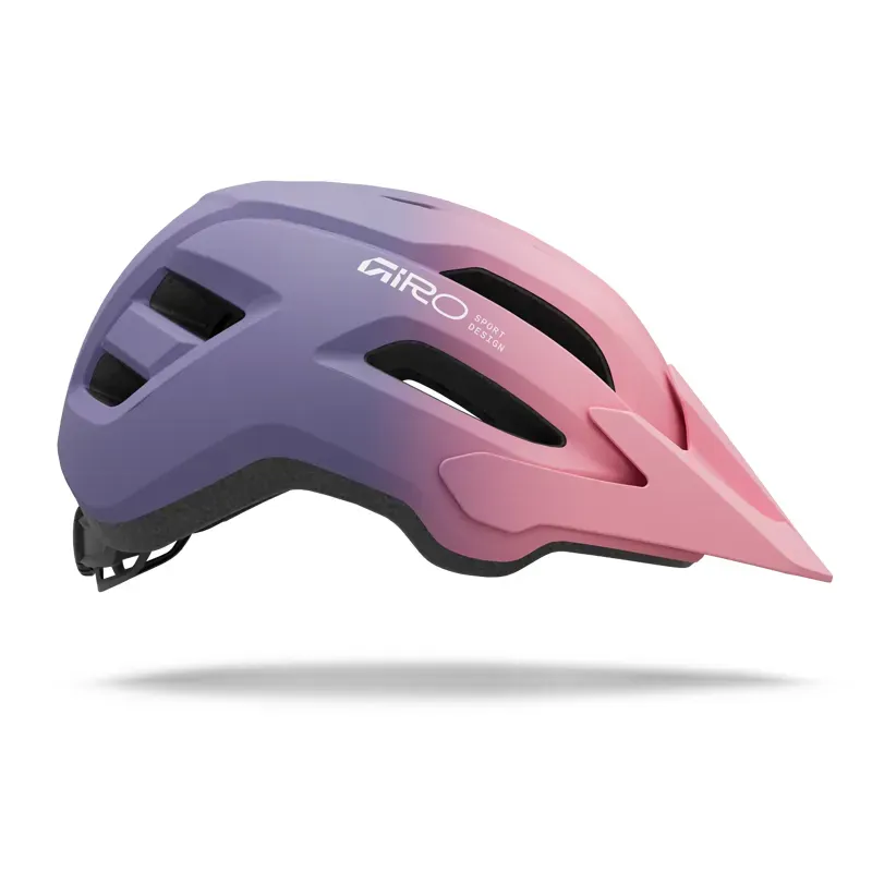Giro Fixture II Youth MTB Helmet in Pink/Purple-2