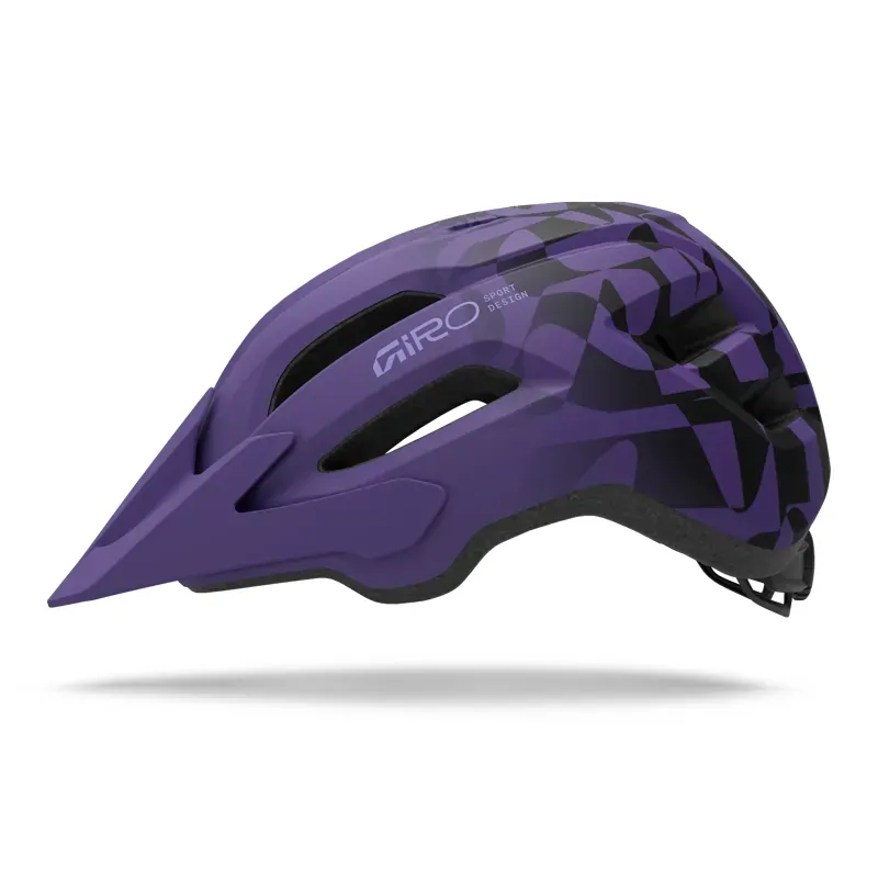 Giro Fixture II Youth MTB Helmet in Purple Rush-1