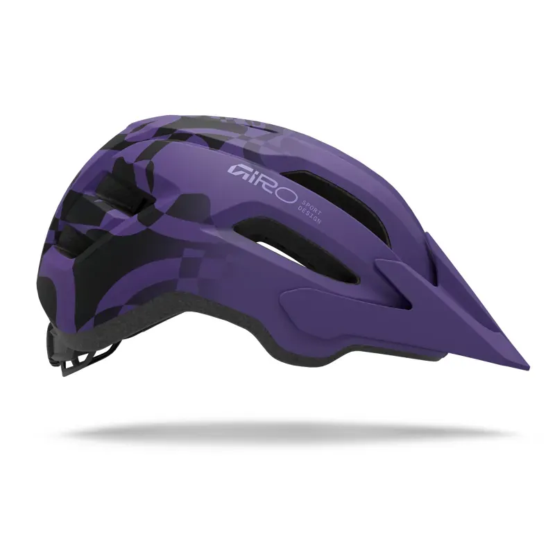 Giro Fixture II Youth MTB Helmet in Purple Rush-2