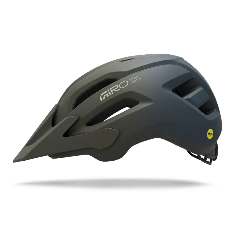 Giro Fixture MIPS II Youth MTB Helmet in Dark Sage/Sapphire-1
