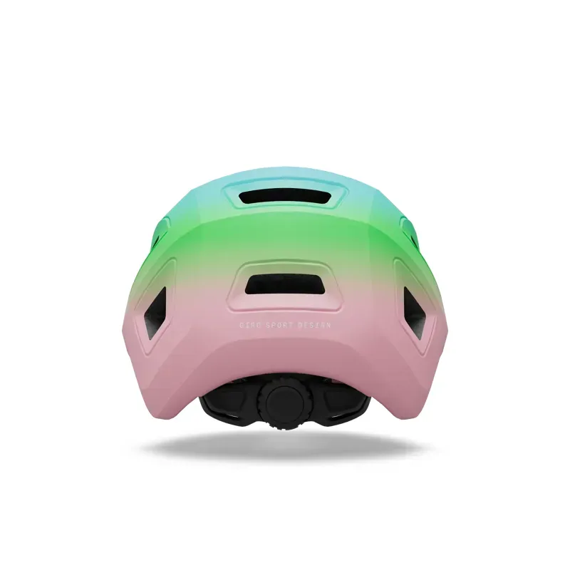 Giro Scamp II Youth Helmet in Matte Pink/Vivid Green Fade-3