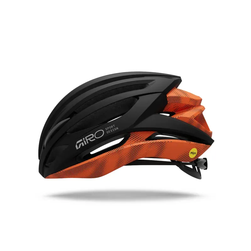 Giro Syntax Mips Helmet in Black / Open Orange-1