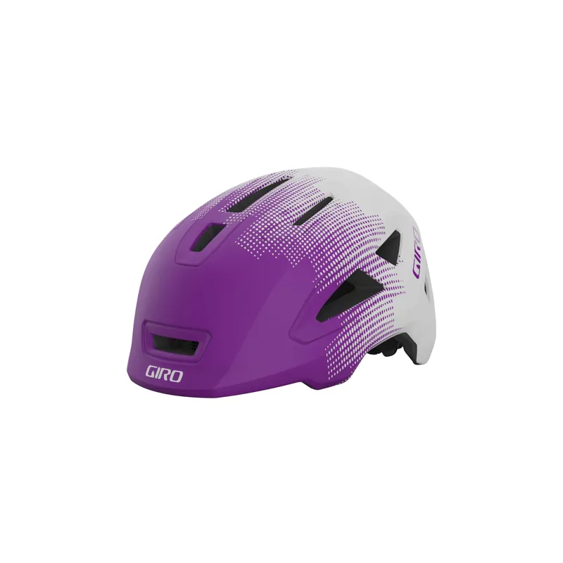 Giro Scamp II Child's Helmet in Purple/White
