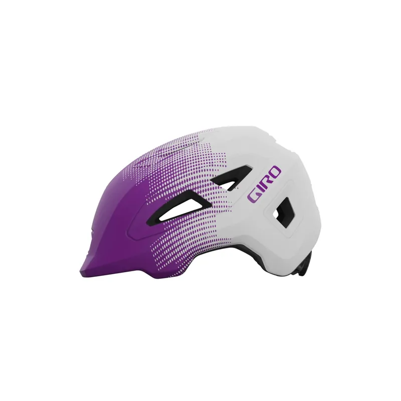 Giro Scamp II Child's Helmet in Purple/White-1