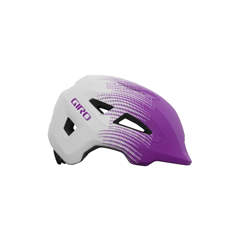 Giro Scamp II Child's Helmet in Purple/White-3
