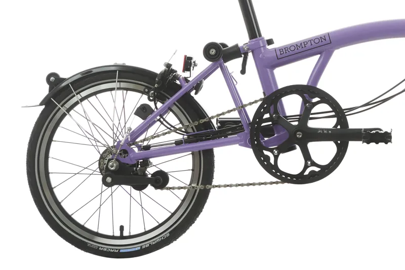 Brompton C Line Explore Folding Bike 2024 in Pop Lilac-4