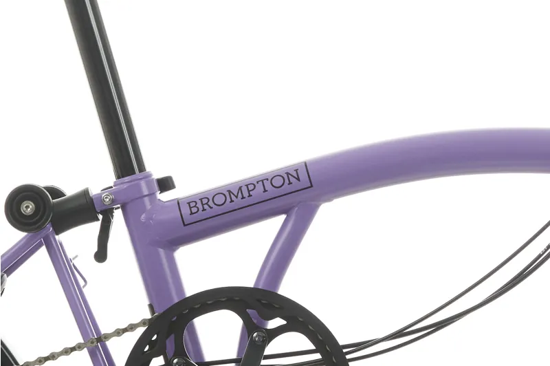 Brompton C Line Explore Folding Bike 2024 in Pop Lilac-5