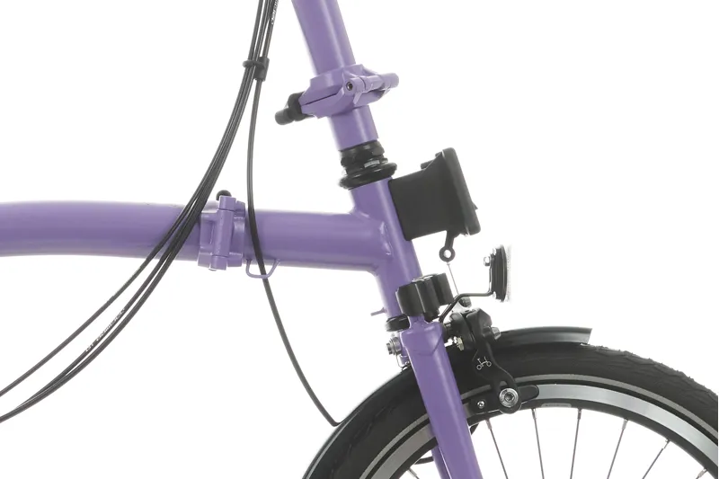 Brompton C Line Explore Folding Bike 2024 in Pop Lilac-6